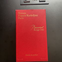 Baccarat Rouge 540 Extrait de Parfum 100ml Price Is negotiable 