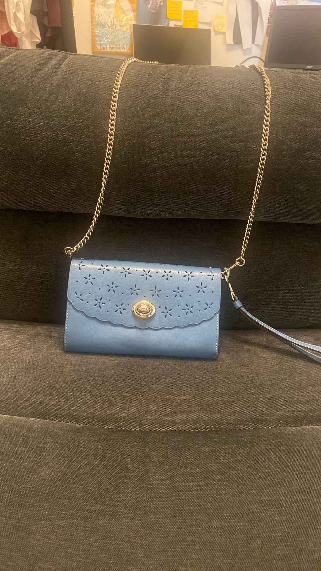 Purse Coach Crossbody Blue