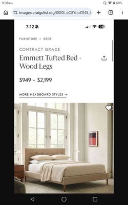 Emmet Tufted King Size Frame