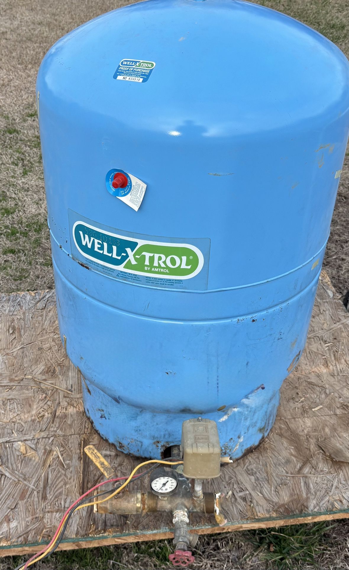 Well Pump Pressure Tank