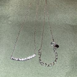 Sterling Silver Necklace - Hammered Design