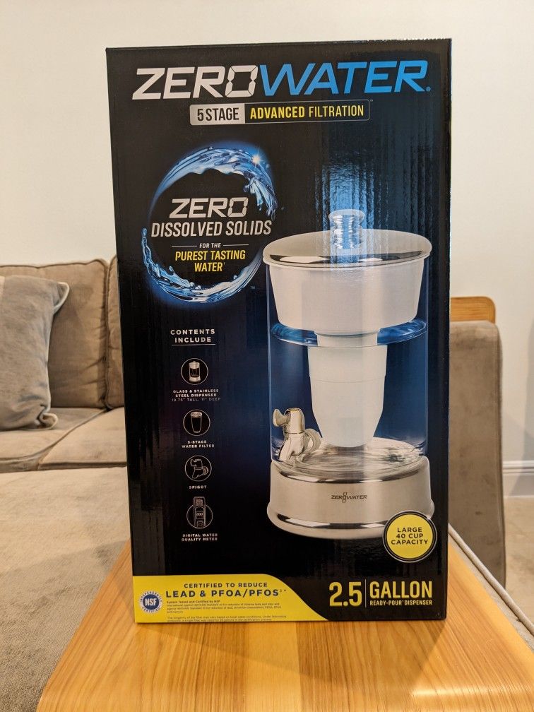 Zero Water Filter & Extra Filters