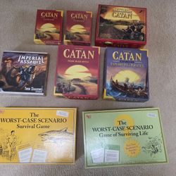 Board Games - Catan, Worst Case Scenario, Star Wars Imperial Assault Twin Shadows