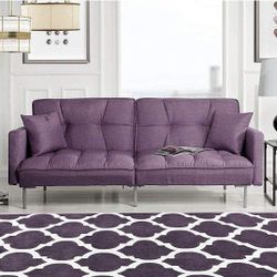 Purple Futon Couch