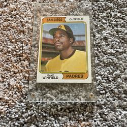 DAVE WINFIELD 1974 BASEBALL CARD
