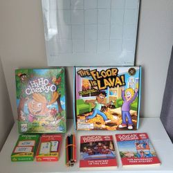 Lot Of Children's Games, Books, School Supplies