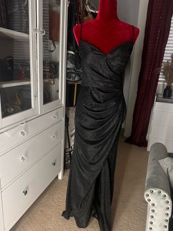 Sparkle Black Maxi dress