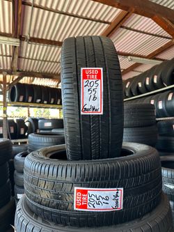 Pair of 205/55/16 Goodyear Eagle RS-A