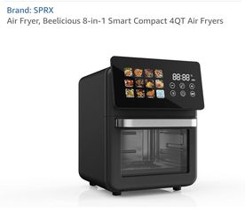Air Fryer, Beelicious 8-in-1 Smart Compact 4QT Air Fryers