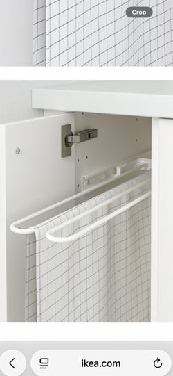 IKEA Utrusta Sliding Towel Rail.