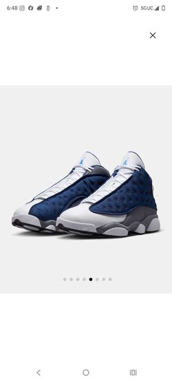 Jordan 13 blue and white