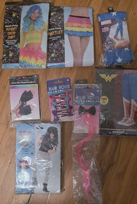Halloween costumes and accessories