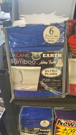 6 piece organic aloe Vera bamboo Essence sheet sets