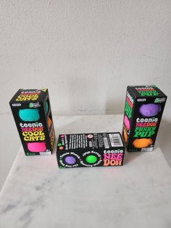 Teenie Nee Doh Squish Toy 3-Pack