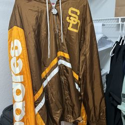 Mitchell & Ness San Diego Padres Windbreaker 