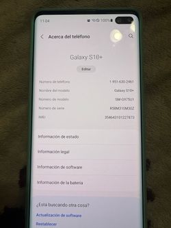 Samsung galaxy S10+