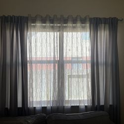 Curtains and Rod 