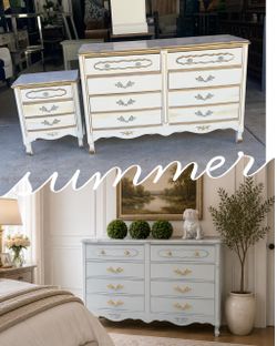 Before and after dresser we have a whole showroom full