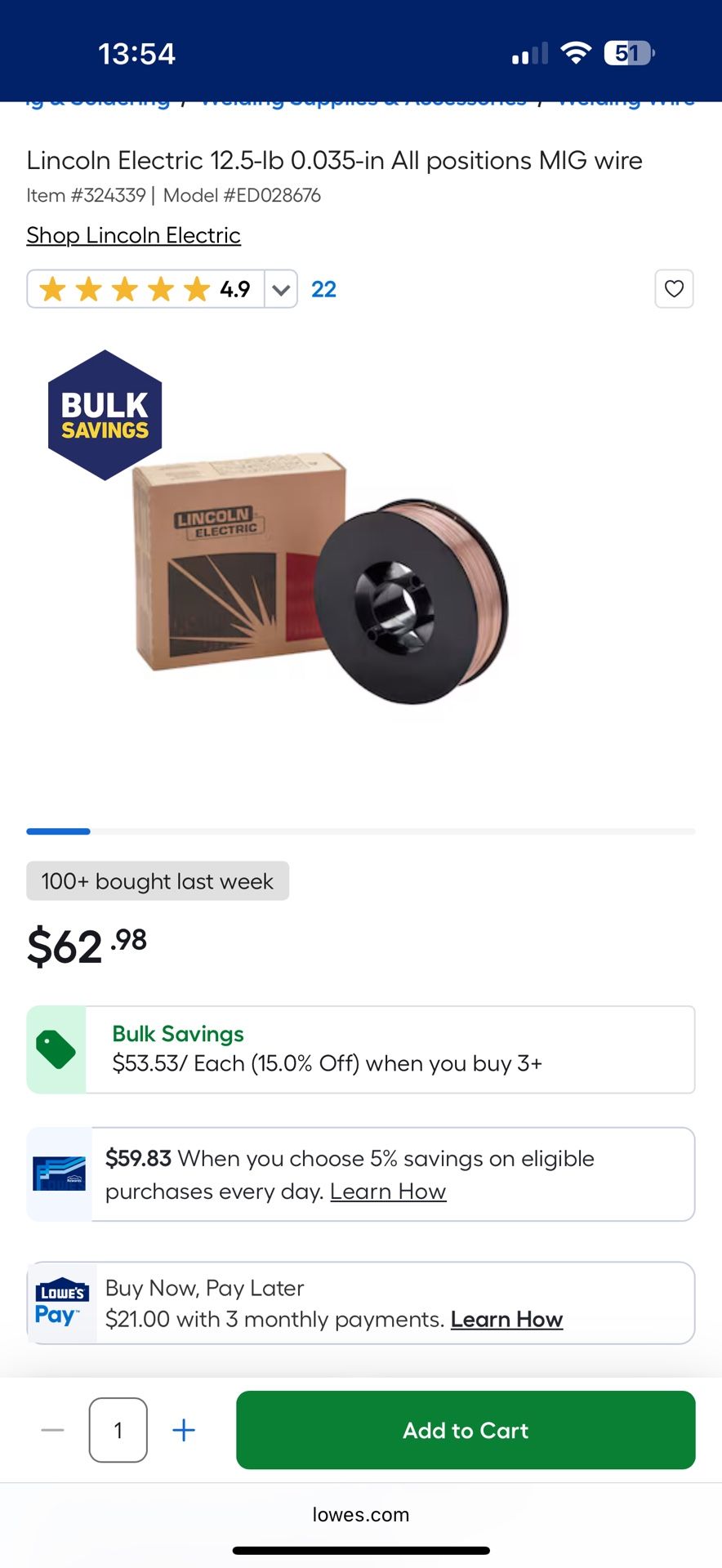 Lincoln Electric MIG Wire Spools