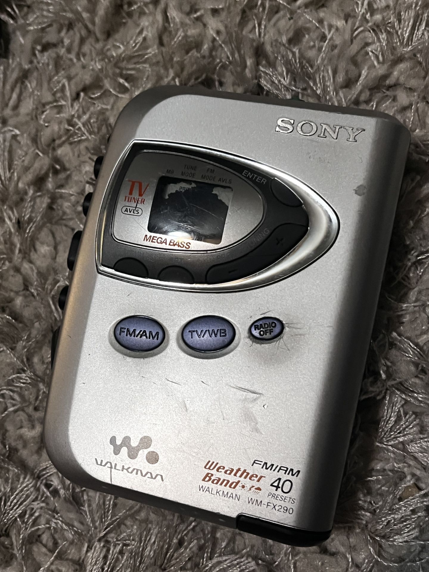 Sony Walkman WM-FX290 (READ DESCRIPTION)