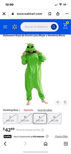 Halloween Alien adult Pijama