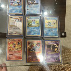 Japanese Pokémon Cards (Rare Classic) - With charizard