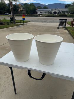 Basic & Sturdy White Waste Bin from IKEA