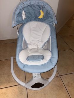 Baby Swing Bouncer with Canopy and Toys