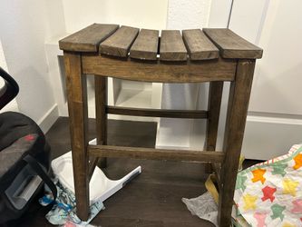 Old Style wood bar stools