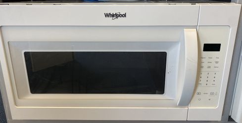 White Whirlpool Over The Range Microwave (8-0009)