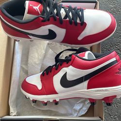 Jordan 1 Low Chicago Football Cleats 