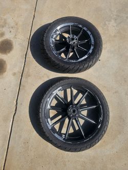 9 spoke mags wagon wheels harley davidson