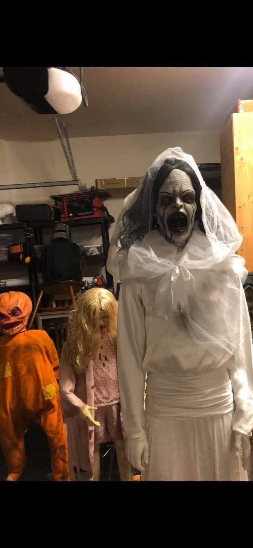 La Llorona Head Prop Professional Made with Glass Eyes