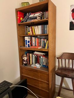 Book shelf and credenza bookshelf