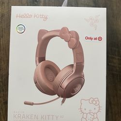 Razer Kraken Kitty V2 USB Headset with Kitty Ears - Hello Kitty Edition