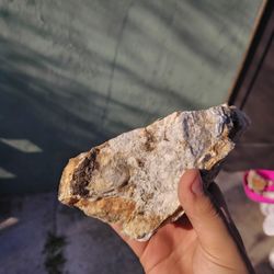 Rock full of smokey Mica