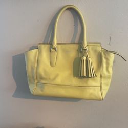 Coach Yellow Purse