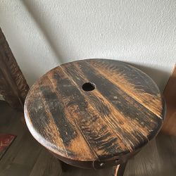 Whisky Barel Side Table 
