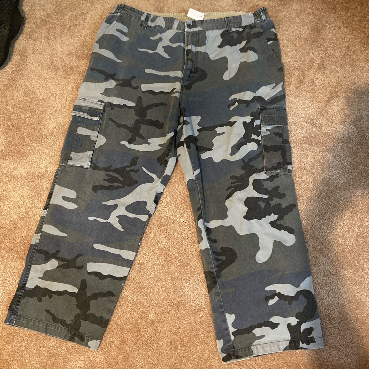 Camo Cargo Pants Vtg