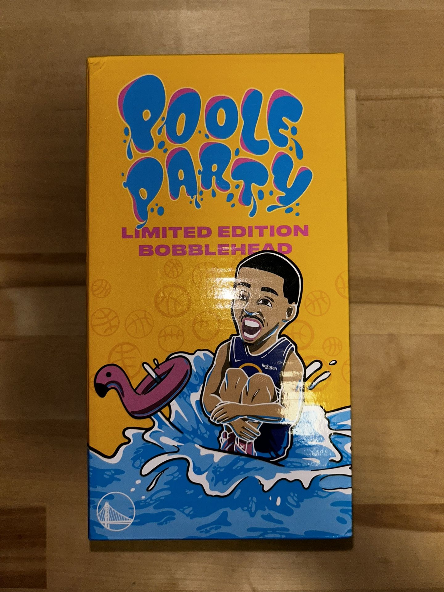 Jordan Poole Party Golden State Warriors Limited Edition Bobblehead NEW
