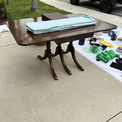Antique Table and 8 Chairs