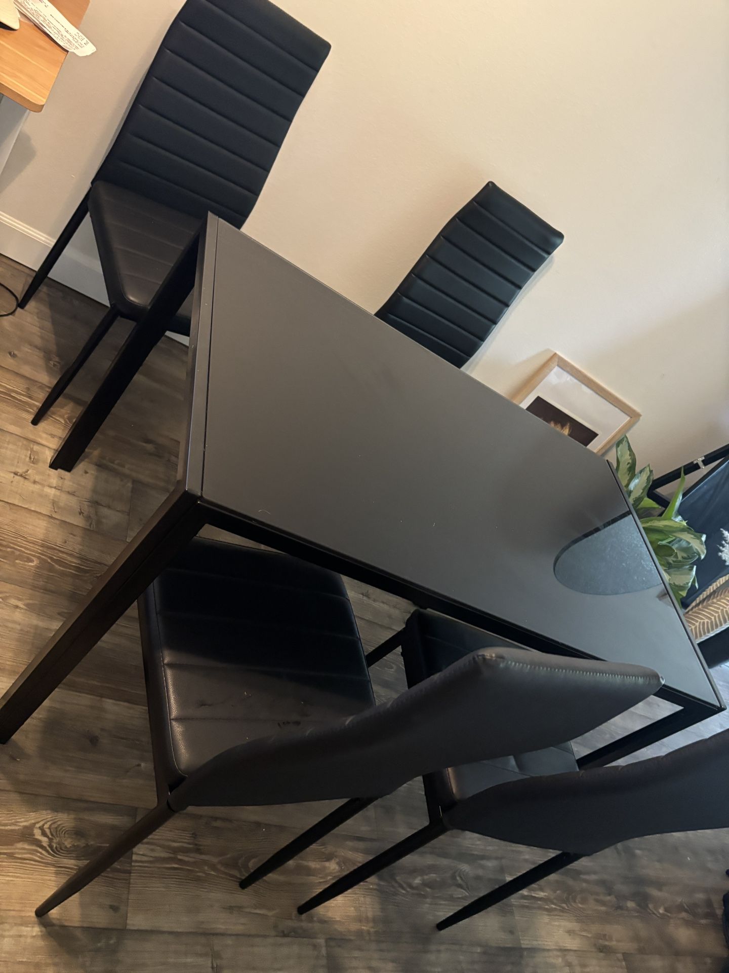 Glass Dining Table And Chairs 