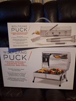WOLFGANG PUCK BBQ AND UTENSILS SET