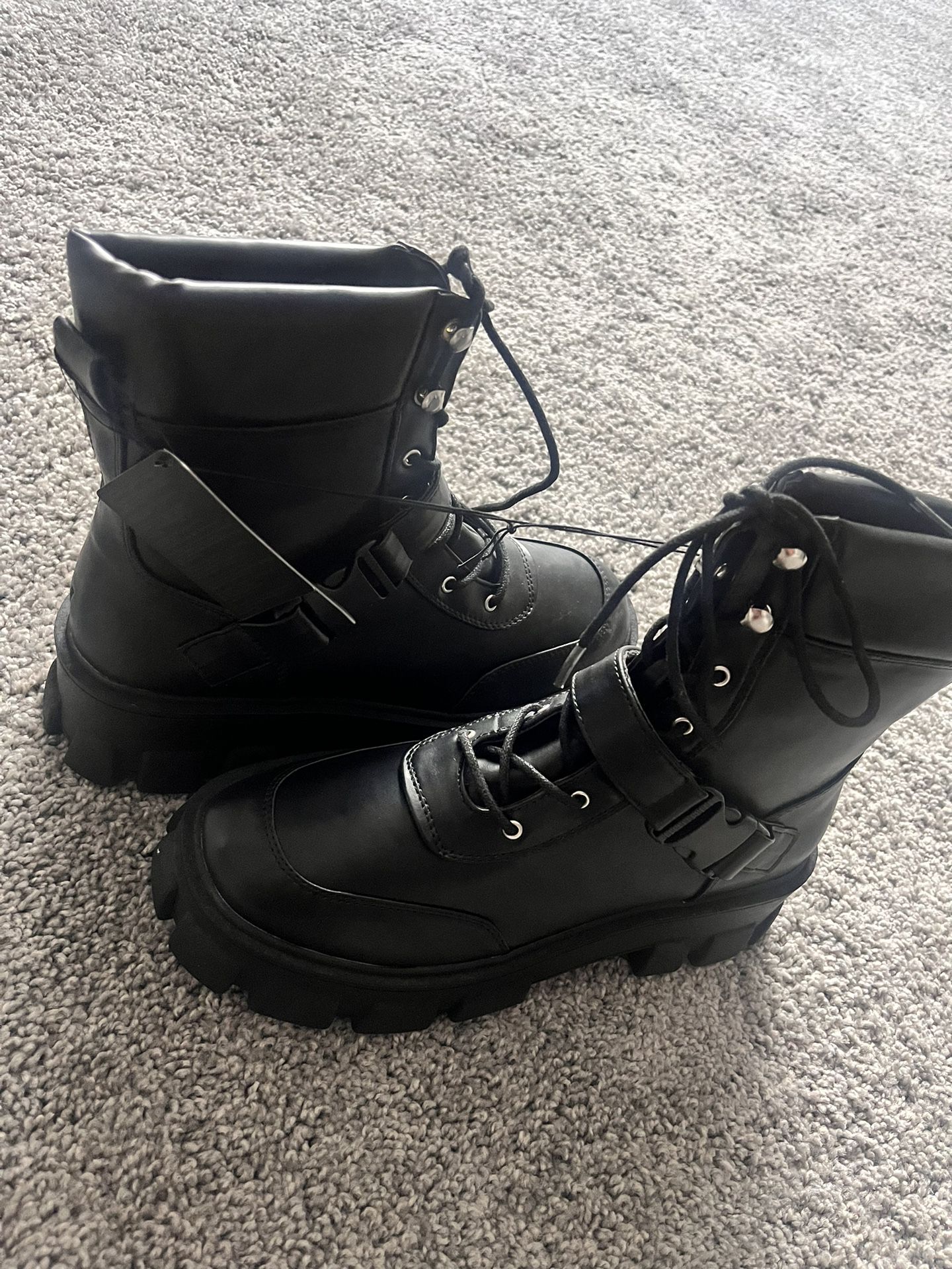 New With Tags Combat Boots