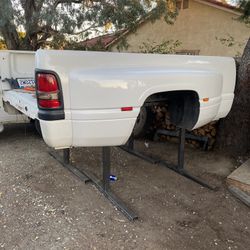 Dodge Ram Truck Bed, Rear Bumper, Lower Tow Hitch, Goose Neck Hitch