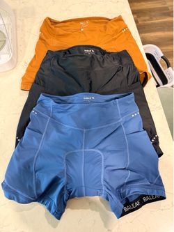 Padded bike shorts set of 3 size L