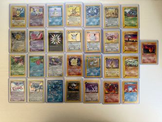 Vintage Pokémon Trading Cards