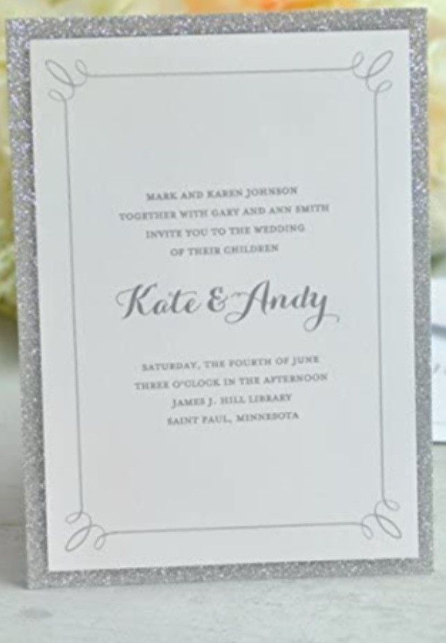 Blank Invitations