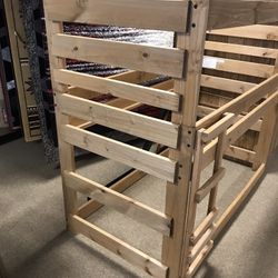 Triple Wood Bunkbed