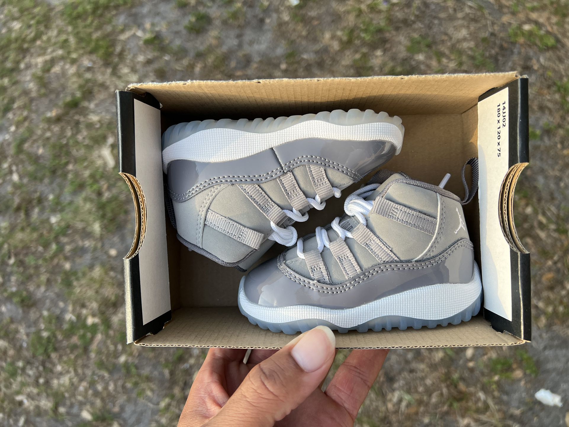 Jordan 11 “cool Grey”sizes 2c, 4c 